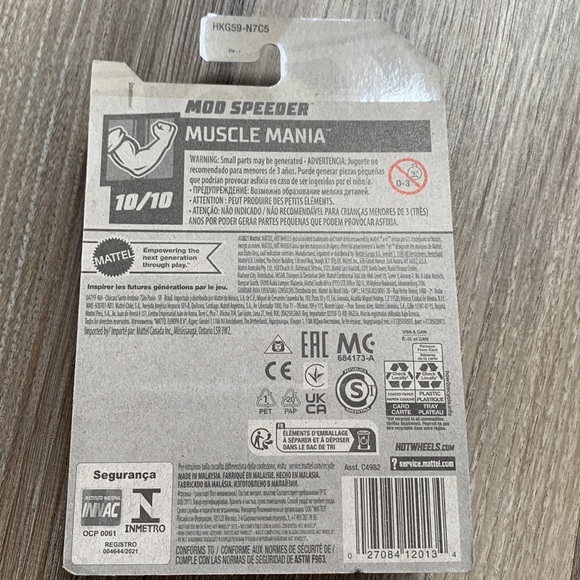 Hot Wheel Mod Speeder Muscle Mania Hotwheels Diecast Toy Race Car 🆕 2023 Mattel - Picture 5 of 6